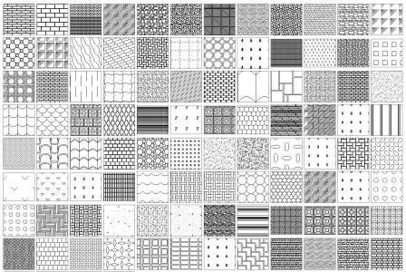 Hatch Patterns DWG Block for AutoCAD #hatch #patterns #dwg #block #autocad #autocad2d #autocadfile #drawings #homeplans #autocadarchitecture #engineeringworld #civilconstruction Hatch Autocad, Drawing Patterns, Hatch Pattern, Living Room Built Ins, 2d Drawing, Civil Construction, Autocad Drawing, Hatches, Zentangle Patterns