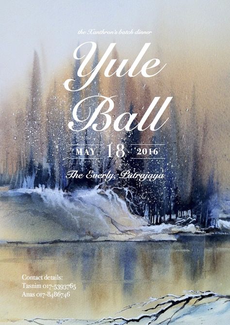 Poster 1 Yule Ball Invitations, Hogwarts Yule Ball, Prom Posters, Yule Ball, Prom Themes, Winter Formal, Harry Potter Birthday, Formal Invitation, Sweet Sixteen