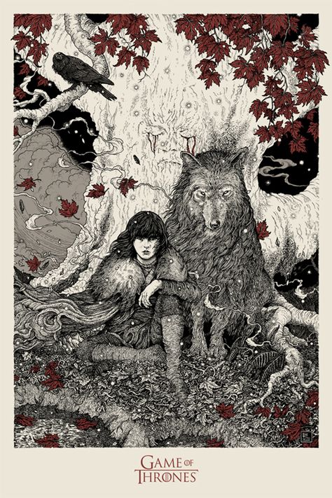 beckett-bran-stark Dessin Game Of Thrones, Mondo Posters, Game Of Thrones Poster, Hbo Game Of Thrones, Gra O Tron, Game Of Thrones Art, Game Of Thrones Fans, Art Et Illustration, Arte Fantasy