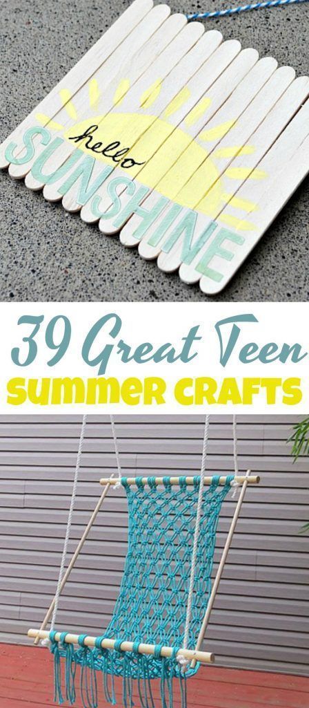 Teen Summer Crafts, Cute Diy Crafts, Diy Summer Crafts, Diy Crafts For Teens, Crafts For Teens To Make, Teen Fun, Teen Summer, Cadeau Diy, Fun Craft