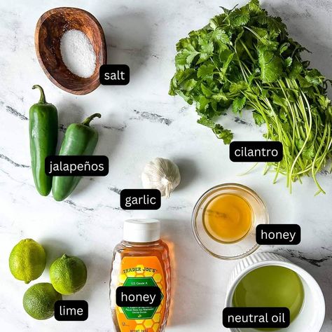 Honey Jalapeno Dressing, Honey Cilantro Lime Dressing, Jalapeno Vinaigrette Salad Dressings, Cilantro Jalapeño Vinaigrette, Jalapeno Lime Vinaigrette, Jalapeño Cilantro Lime Slaw, Lime Cilantro Jalapeno Vinaigrette, Jalapeno Vinaigrette, Serrano Pepper Recipes