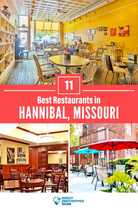 Hannibal Missouri, Missouri Travel, Hannibal Mo, Great Vacation Spots, Family Destinations, Brunch Spots, Eat Local, Best Western, Best Places To Eat