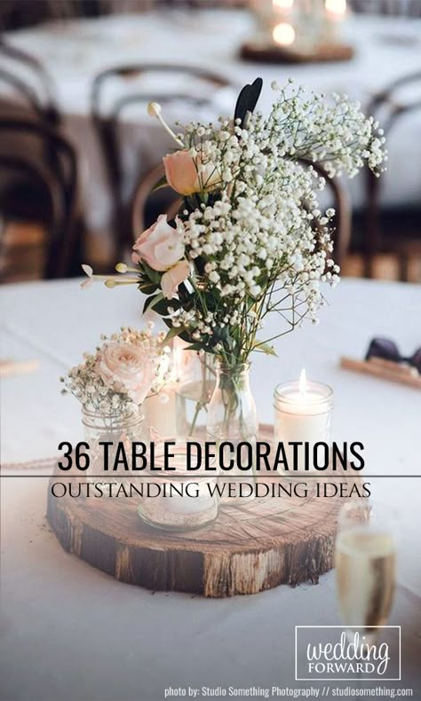 Wedding Table Decorations Without Flowers, Simple Wedding Table Decor Flowers, Wedding Reception Tables Centerpieces Diy, Wedding Table Decorations For Round Tables, Decor For Round Tables Wedding, Simple Flowers For Wedding Tables, Wedding Guest Table Decorations, Wedding Table Centerpieces For Round Tables, Table Flowers For Wedding