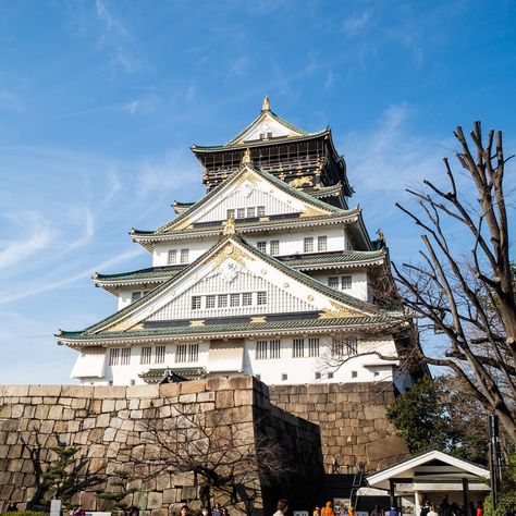 Odawara Castle in Osaka  Looks incredible from the outside but wouldn't necessarily recommend paying to go in...  I think I've mentioned it before here but interestingly so many old castles in Japan were destroyed several times throughout history and you'll find that while they've often restored the outside - the inside usually gets turned into a museum or tourist centre rather than be restored back to its old state!  Would have loved to have seen what it would have been like indoors but sadly t Odawara Castle, Old Castles, Tourist Center, Japan Osaka, Osaka Castle, Osaka Japan, Modern Buildings, Life Blogs, Travel Goals