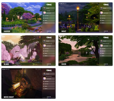 Sims 4 Loading Background Aesthetic, Refreshed Main Menu Sims 4, Sims 4 Main Menu Mod, Sims 4 Screen Cc, Sims4 Main Menu Override, Sims 4 Cc Main Menu Screen, Sims 4 Menu Cc, Main Menu Sims 4, Sims 4 Main Menu Cc