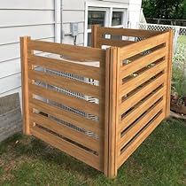 Patio Compost Bin, Enclosed Compost Bin, Bear Proof Compost Bin, Extra Large Compost Bin, Pool Equipment Enclosure, Attractive Compost Bin, Outdoor Air Conditioner, Compost Bin Diy, Privacy Fence Panels