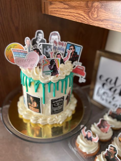 Morgan Wallen Birthday Party Decor, Lainey Wilson Birthday Cake, Morgan Wallen Cake Ideas, Morgan Wallen Birthday Party Ideas, Morgan Wallen Birthday Cake, Morgan Wallen Themed Birthday Party, Morgan Wallen Cake, Morgan Wallen Birthday Party, Cow Print Cakes