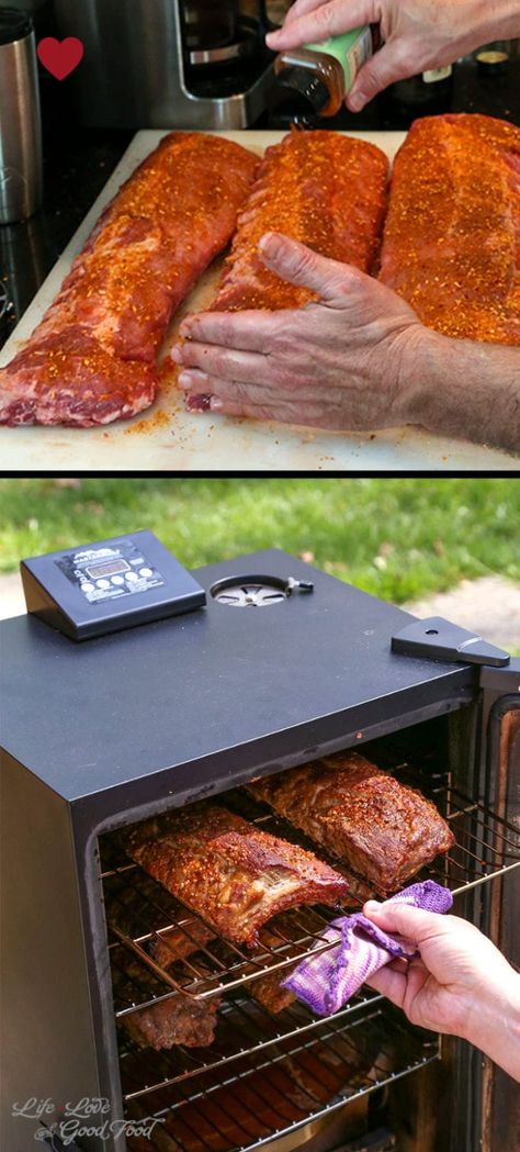 Smoked Ribs In Smoker Recipes, Smoked Spare Ribs In Electric Smoker, Best Smoked Ribs In Electric Smoker, Dry Rub Smoked Ribs, Baby Back Ribs Smoked In Electric Smoker, Smoker Ribs Recipes Electric, Ribs In Smoker Recipes, Smoked Pork Ribs In Electric Smoker, Smoked Pork Ribs In Smoker