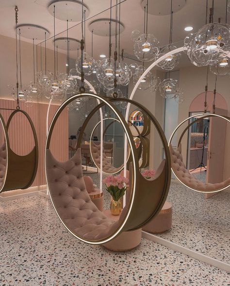 Lash Salon Interior Design Luxury, Shower Floor Tile Ideas, Wall Decora, Makeup Studio Decor, Jewelry Store Interior, Spa Room Decor, Dream Bedroom Inspiration, Salon Suites Decor, Living Wall Decor