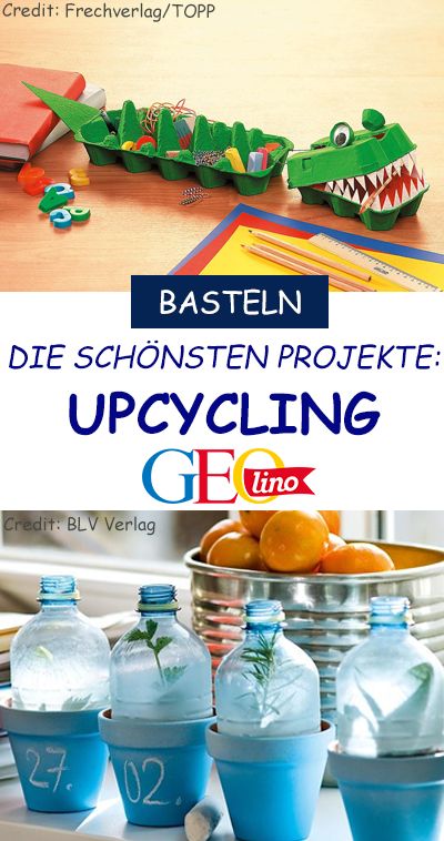 Auf unserer Themenseite zu Upcycling liefern wir euch auf GEOlino.de die schönsten Ideen und Projekte, um aus alten Dingen Neues zu zaubern! #basteln #upcycling #ausaltmachneu #diy #kreativ #bastelnmitkindern #bastelstunde #bastelidee #basteltipps Mason Jar Luminaries, Upcycled Furniture Diy, Diy Upcycling, Diy Tags, Décor Boho, Upcycled Crafts, Décor Diy, Recycled Furniture, Diy Crafts To Sell