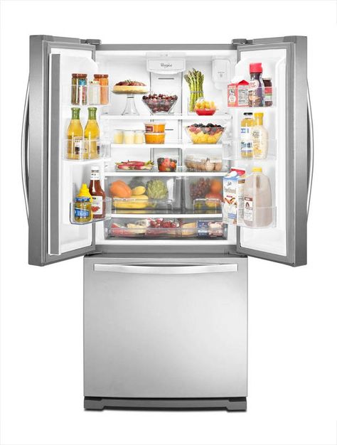 WRF560SEYM Whirlpool Fridge, Counter Depth Fridge, Refrigerator Whirlpool, Counter Depth French Door Refrigerator, Refrigerator Brands, Undercounter Refrigerator, Fridge French Door, Counter Depth Refrigerator, Bottom Freezer Refrigerator