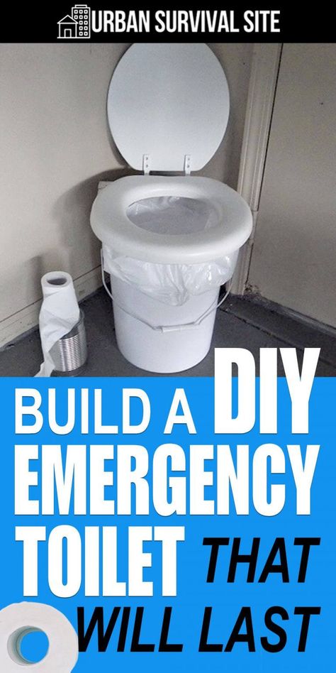 Astuces Camping-car, Emergency Toilet, Emergency Prepardness, Camping Toilet, Emergency Preparedness Kit, Diy Toilet, Emergency Preparation, Survival Life Hacks, Urban Survival