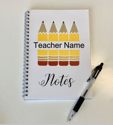 First Term Title Page, First Term Title Page Ideas, Title Page Ideas, Teacher Gifts Ideas, First Term, Teacher Notebook, Presents For Teachers, Diy Presents, Personalized Teacher Gifts