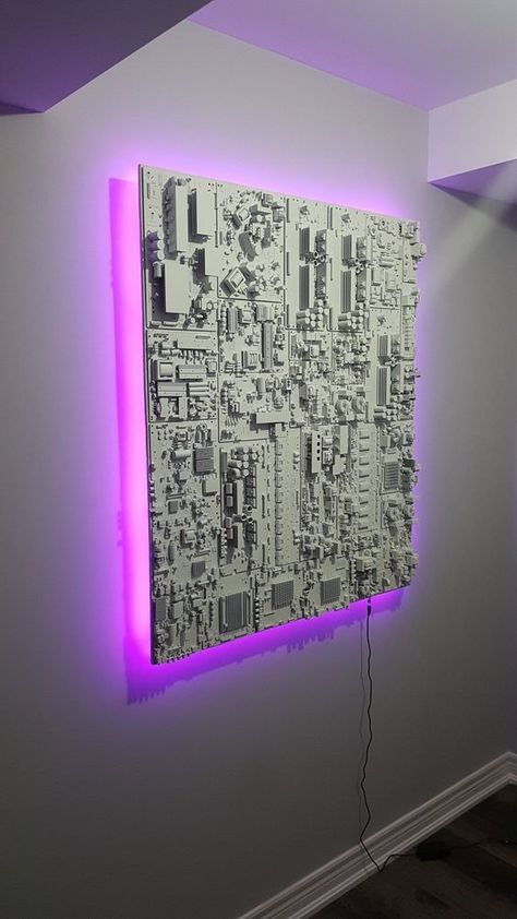 Motherboard Art Diy, Circuit Board Wall Art, 3d Printed Wall Art, Computer Parts Art, Tech Decoration, Motherboard Art, Pcb Art, Circuit Board Art, Technical Art