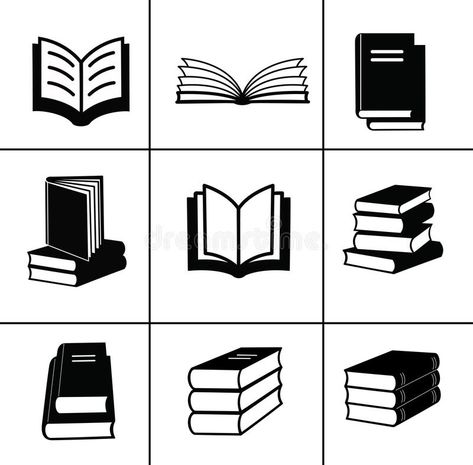 Book icons set. Image for your design , #Affiliate, #icons, #Book, #set, #design, #Image #ad Book Icon Design, Book Icon, Academy Logo, Book Logo, Book Icons, Book Drawing, Art Tips, Art Logo, Visual Design