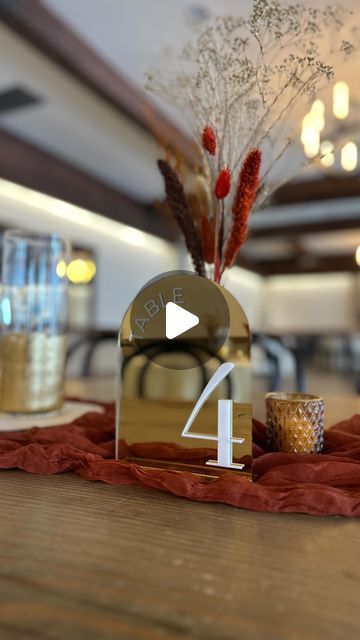 Socially Scripted • NJ Wedding Signage + Invitations on Instagram: "our luxe gold mirrored table numbers are all the vibe 🤩 
••••••••••••••••••
#tablenumbers #acrylictablenumbers #weddingdecor #peronafarms #fallwedding #njbride" Mirrored Table, Nj Wedding, Wedding Signage, The Vibe, Gold Mirror, Table Numbers, Mirror Table, Mirror, Gold