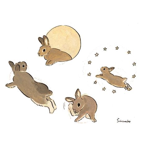 Earth Projects, Bunny Tattoos, Bunny Drawing, Animal Study, Bunny Art, Bunny Designs, Illustration Artwork, Cute Tattoos, Rabbits