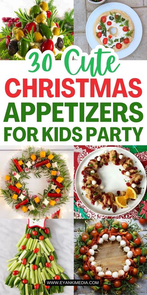 Discover adorable cute Christmas appetizers that kids will love at your holiday party. These fun and festive snacks are perfect for keeping little ones happy during the celebrations. From creative finger foods to colorful treats, these appetizers will delight children and make your holiday gathering memorable. Kids Party Appetizers, Appetizers For Kids Party, Christmas Appetizers For Kids, Cute Christmas Appetizers, Fun Christmas Recipes, Kid Party Appetizers, Kids Party Finger Foods, Appetizers For Christmas, Christmas Tree Veggie Tray