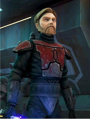 Clone Wars Armor, Obi Wan Kenobi Clone Wars, The Clone Wars Obi Wan, Clone Wars Obi Wan, Obi Wan And Satine, Star Wars Pfp, Ewan Mcgregor Obi Wan, Siege Of Mandalore, Obiwan Kenobi