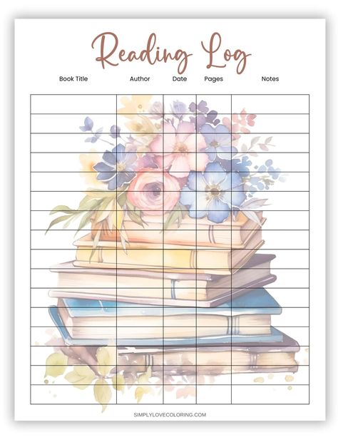 Track your reading or your child's reading with our free reading log printables, perfect for classrooms, homeschool, moms, and more Homeschool Reading Log, Reading List Printable, Reading Log Printable, Reading List Challenge, Free Thanksgiving Printables, Book Reading Journal, Reading Logs, Book Log, Reading Adventure