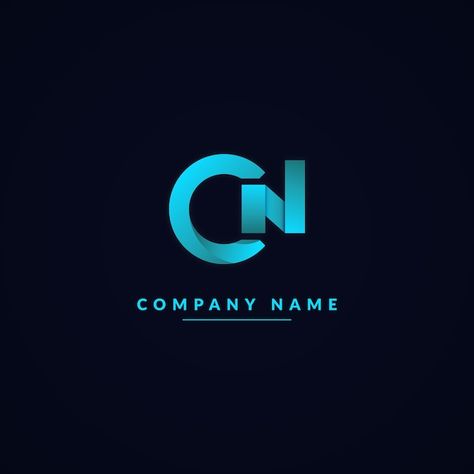 Creative professional cn logo template | Free Vector #Freepik #freevector #business-logo #company-logo #logo-templates #brand-logo Logo Maker Free Templates, Cn Logo, Trading Logo, Logo Maker Free, Logo Company, Media Logo, Iconic Photos, Free Templates, Logo Maker