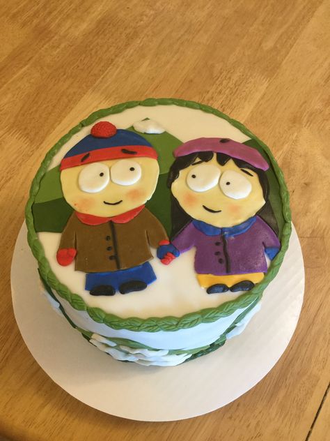 Southpark Cake, South Park Cake, Kids Cakes, I Love Them So Much, Anniversary Cake, World Domination, Kids Cake, Manga Illustration, South Park