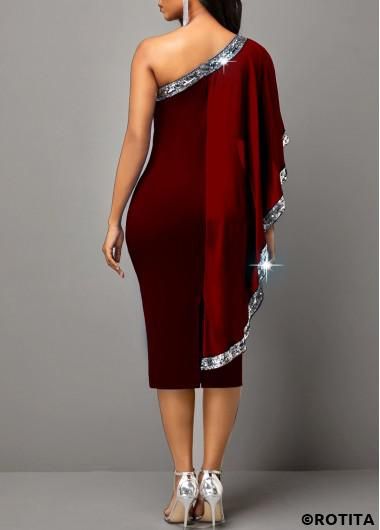 Red Dinner Dresses Classy Elegant, Red Dinner Dress, Elegant Red Dress, Wine Red Dress, Fabric Stitching, Dinner Wear, African Fashion Skirts, Dinner Dress Classy, African Wear Dresses