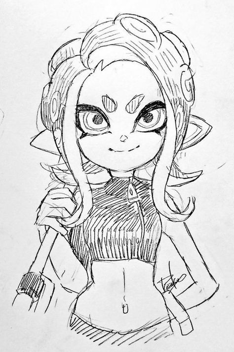 Splatoon Memes, Nintendo Splatoon, Splatoon 2 Art, Splatoon Comics, 캐릭터 드로잉, Cute Art Styles, Sketchbook Art Inspiration, Drawing Base, Splatoon