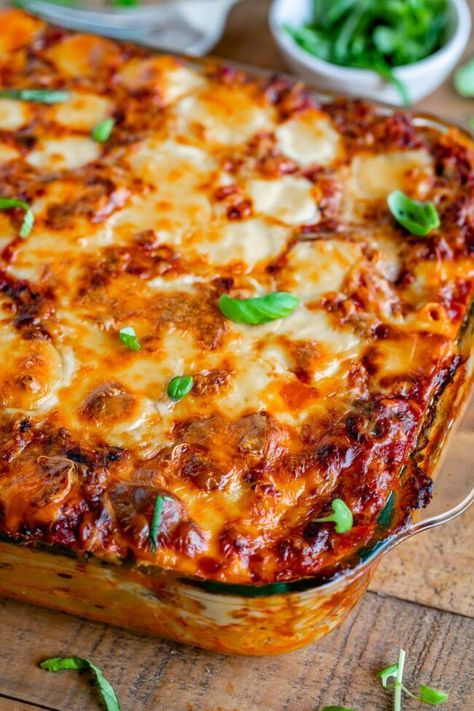 The Best Baked Ziti, Italian Sausage Marinara, Best Baked Ziti, Best Baked Ziti Recipe, Sausage Marinara, The Food Charlatan, Ziti Recipes, Baked Ziti Recipe, Food Charlatan