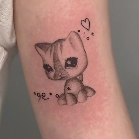 Pillow Pet Tattoo, Littlest Pet Shop Tattoo, Lps Tattoo, Skunk Tattoo, Cherry Bomb Tattoo, Swag Tattoo, Shop Tattoo, Funky Tattoos, Cute Tats