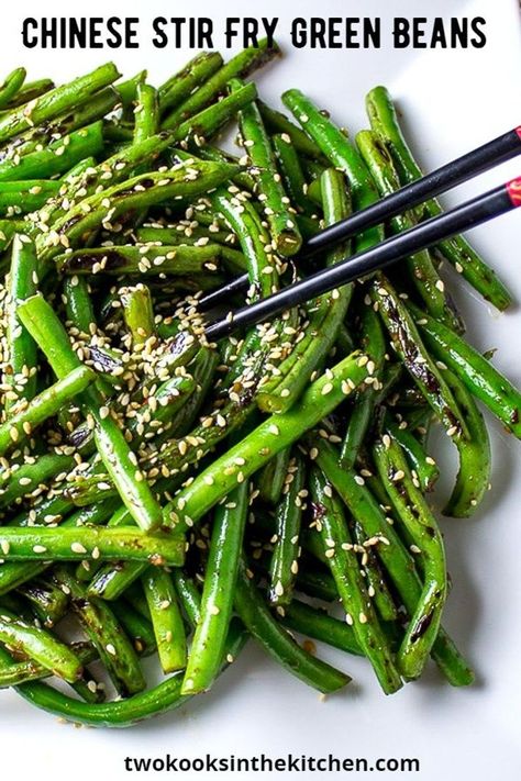 Fry Green Beans, Stir Fry Green Beans, Bunco Ideas, Cottage Recipes, Stir Fry Greens, Parmesan Roasted Cauliflower, Yummy Veggies, Keto Sides, Dinner Favorites