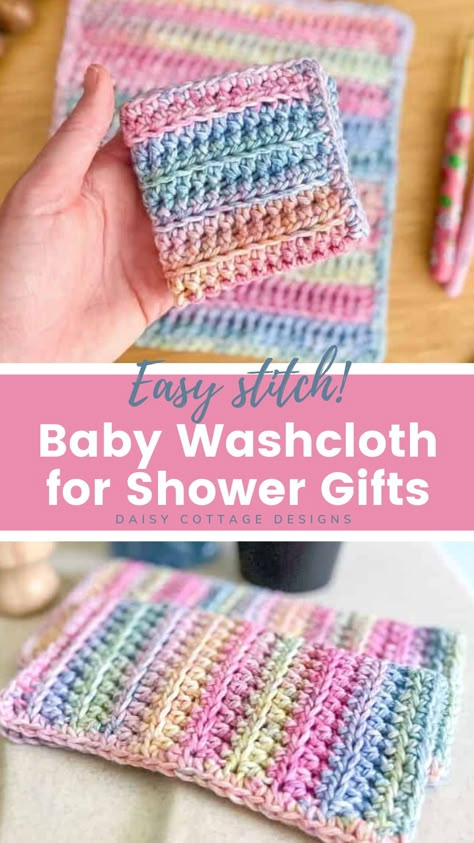 Small Crochet Washcloths, Face Wash Cloth Crochet, Easy Crochet Face Cloth, Free Crochet Washcloth Pattern Cotton, Free Baby Patterns Crochet, Simple Crochet Washcloth Free Pattern, Diy Crochet Baby Stuff, Crochet Wash Cloth Free Pattern Simple, Beginner Baby Crochet Projects