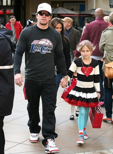 Mark Wahlberg with daughter Ella Rae leaving the American Girl Doll Store Ella Wahlberg, American Girl Doll Store, Donnie And Mark Wahlberg, Mark Porter, Mark Wahlberg, American Girl Doll, Girl Dolls, Girly Things, American Girl