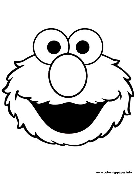 Print cute elmo face coloring pages Elmo Templates Free Printable, Elmo Tattoo Ideas, Elmo Svg Free, Elmo Svg, Sesame Street Svg, Elmo Coloring Pages, Sesame Street Coloring Pages, Elmo Face, Face Coloring