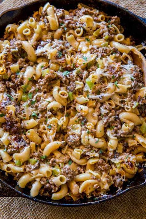 Recipes For Meal Prep, Hamburger Helper Recipes, Dinner Then Dessert, Cheesesteak Recipe, Hamburger Meat Recipes, Homemade Hamburgers, Hamburger Helper, Philly Cheesesteak, Hamburger Recipes