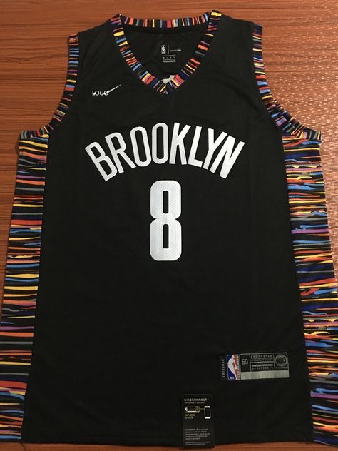 2019/20 Adult Brooklyn Nets DINWIDDIE 8  City version basketball jersey Brooklyn Nets Jersey, Spencer Dinwiddie, Stephen Curry Jersey, Rugby Jerseys, Nets Jersey, Basketball Uniforms Design, Sports Jersey Design, Soccer Socks, Soccer Uniforms