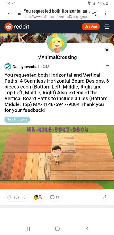 Wood Plank Animal Crossing, Plank Design Animal Crossing, Animal Crossing Wooden Path Codes, Animal Crossing Wood Path Designs, Animal Crossing Paths Wood, Wood Codes Acnh, Acnh Paths Designs Planks, Wooden Floor Acnh, Animal Crossing Path Codes Wood