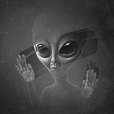 Alien Features, Alien Poster, Alien Pictures, Ufo Art, Alien Artwork, Alien Drawings, Alien Aesthetic, Alien Tattoo, Arte Alien