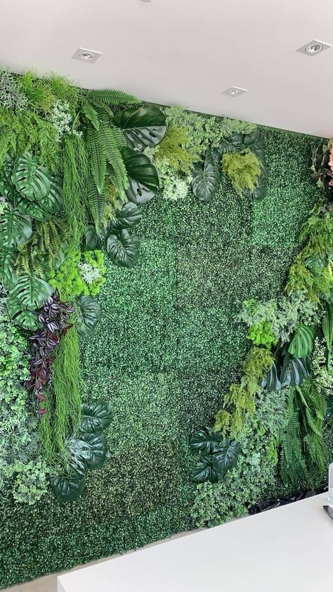 Artificial Vertical Garden Wall Indoor, Plant Wall Artificial, Faux Foliage Wall, Green Foliage Wall, Faux Leaf Wall, Artificial Grass Wall Interior, Fake Garden Wall, Artificial Green Wall Interior, Grass Wall Backdrop