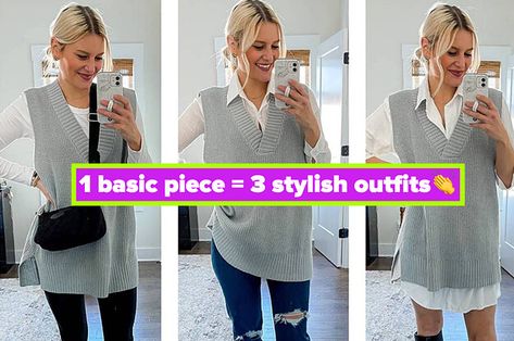 39 Easy-To-Style Pieces Everyone Needs In Their Closet Apple News, The Basics, Buzzfeed, Fashion Item, Stylish Outfits, Style Inspiration, Led, Closet