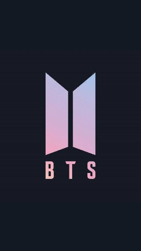 Logo de BTS Bts Sign, Brush Lettering Tutorial, Bts App, Iphone Wallpaper Bts, Pastel Iphone Wallpaper, Bts Logo, Army Logo, Bts Tattoos, Bts Army Logo