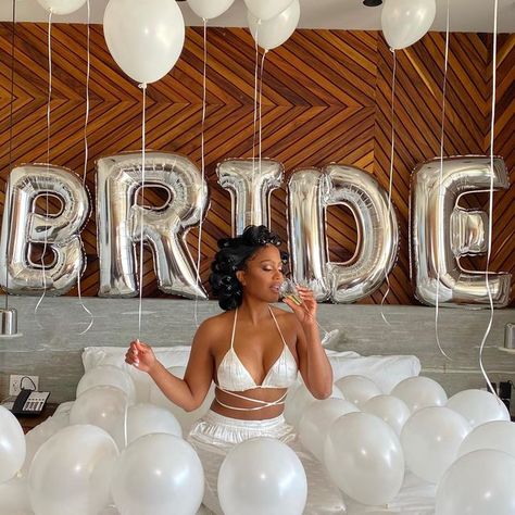 SHAYLA on Instagram: "Today’s the day 💍 #LesGetMarried Balloons: @fiesta_popcabo" Brides Room, Bride Photoshoot, Fancy Wedding Dresses, Photos Inspo, Black Bride, Future Wedding Plans, Bride Getting Ready, Bride Photo, Cute Wedding Ideas