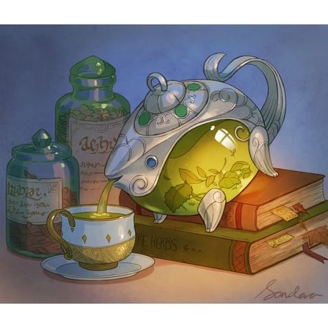 Dnd Dragons, Modern Magic, Magic Design, Cute Fantasy Creatures, Fantasy Theme, Dungeons And Dragons Homebrew, Tea Art, Creature Concept Art, Mystical Creatures