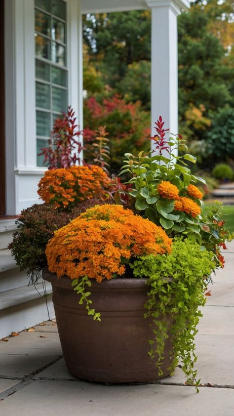 Transform your fall garden into a stunning landscape with easy DIY decor ideas for small front porches in Bloxburg Enhance your front yard in Zone 6 with simple outdoor flower arrangements perfect for an autumnal ambiance This DIY project is kid-friendly and budget-friendly designed for Zone 5 gardens in Texas with an ACNH twist Fall Garden Ideas, Easy To Grow Flowers, Garden Goals, Easy Fall Decor, Easy Diy Decor, Texas Gardening, Easy Landscaping, Fall Decor Ideas, Ideas For Small Spaces