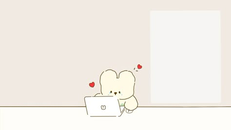 Wallpaper never Bear Desktop Wallpaper Aesthetic, Cute Bear Wallpaper Desktop, Korean Macbook Wallpaper, Wallpaper Laptop Minimalist, Kawaii Wallpaper Laptop, Macbook Wallpaper Aesthetic Pink, Pink Wallpaper Laptop, Minimalist Desktop Wallpaper, Hourglasses