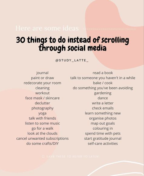 Things To Replace Social Media, Stuff To Do Instead Of Scrolling, Addicted To Scrolling, Things To Do To Feel Productive, Things To Make Pinterest Boards About, Things To Do When Bored Instead Of Phone, Things To Do Besides Social Media, Things To Do Instead Of Going On Your Phone, Things To Do Without Social Media