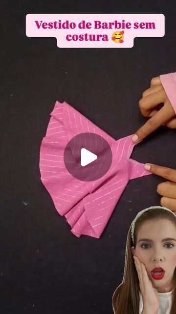 How To Make Barbie Clothes, No Sew Barbie Clothes, How To Make Doll Clothes, Barbie Dress To Impress, Hey Barbie, Barbie Diy Accessories, Sewing Barbie Clothes, Diy Barbie Clothes, Barbie Outfits