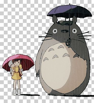 Studio Ghibli Clipart, Totoro Clipart, Satsuki Kusakabe, Desktop Drawing, Rhino Artwork, Totoro Drawing, Totoro Umbrella, Ghibli Animation, Totoro Ghibli