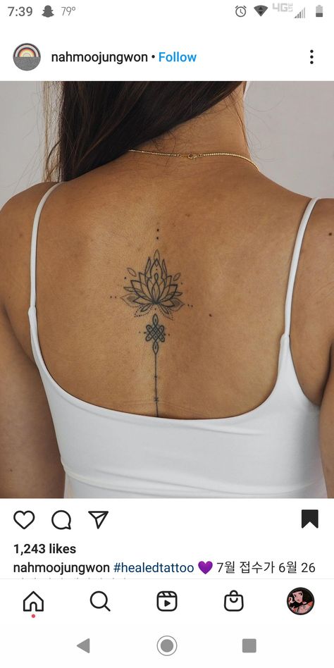 Flower Back Tattoo, Tattoos 2023, Think Tattoo, Like A Tattoo, Lotus Flower Tattoo, Back Tattoo, A Tattoo, Lotus Flower, Abstract Art Painting