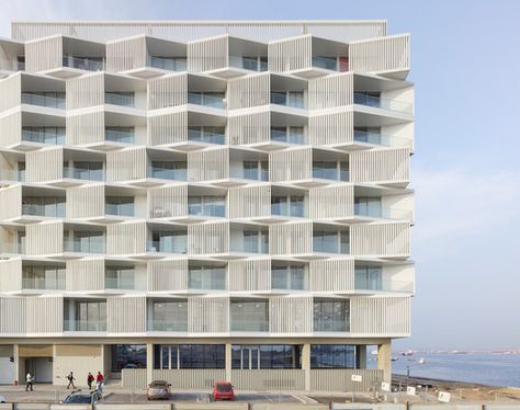 Hotel Facade, Collective Housing, Facade Architecture Design, Apartment Architecture, Hotel Architecture, Graduation Project, Residential Complex, Building Facade, Facade Architecture